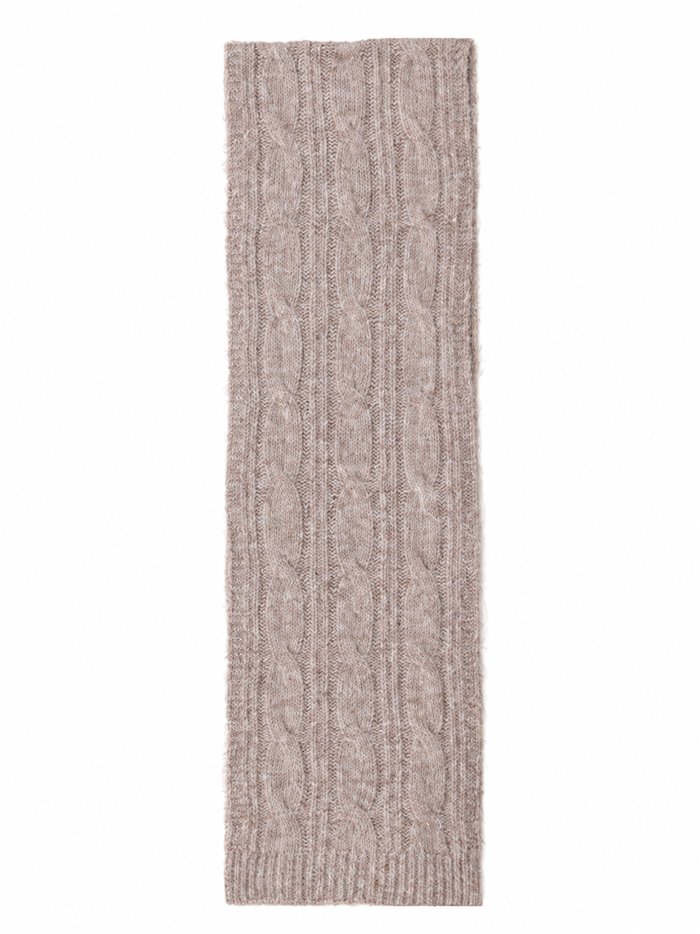 Geflochtener Strickschal