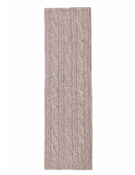 Geflochtener Strickschal