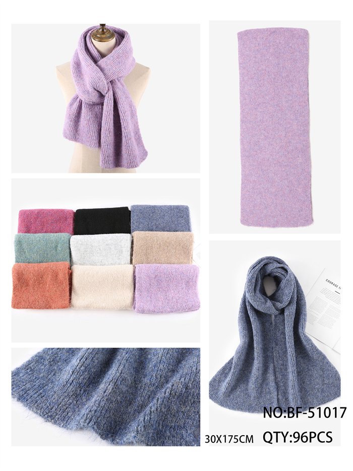 melierter Strickschal