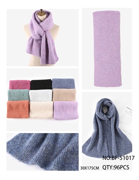 melierter Strickschal