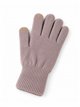 Guantes de punto básicos con dedos a contraste