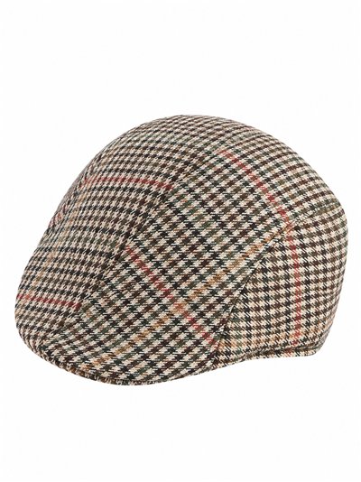 Gorra inglesa de cuadros clásicos