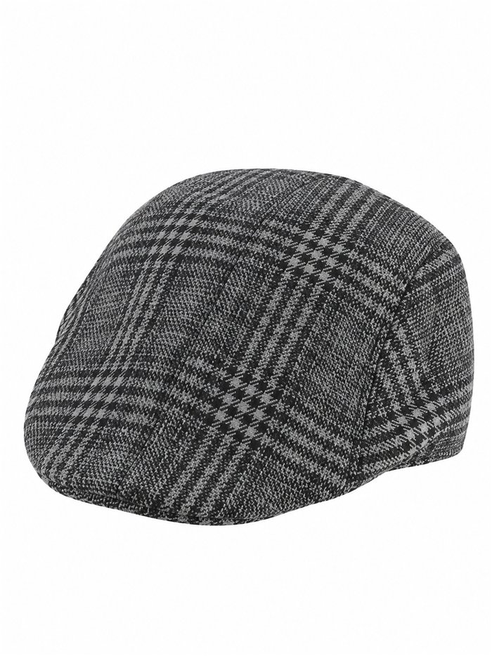 Gorra inglesa de cuadros clásicos