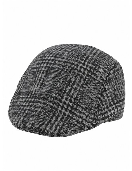 Gorra inglesa de cuadros clásicos