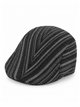 Gorra inglesa de rayas diagonales