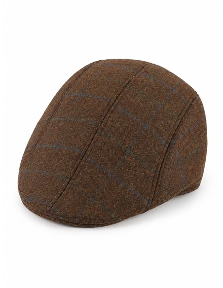 Gorra inglesa de cuadros