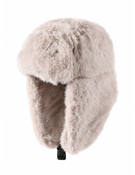 Gorro aviador efecto pelo con cierre
