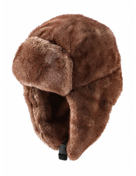 Gorro aviador efecto pelo con cierre