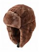 Gorro aviador efecto pelo con cierre