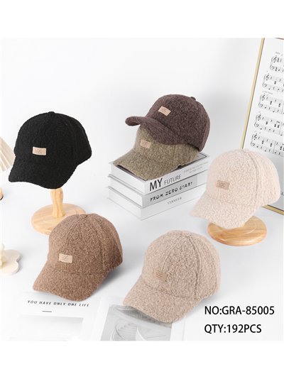 Gorra de béisbol efecto borreguito 2