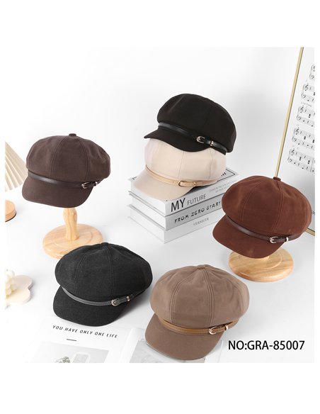 Gorra marinera con detalle hebilla