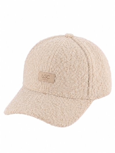 Gorra de béisbol efecto borreguito
