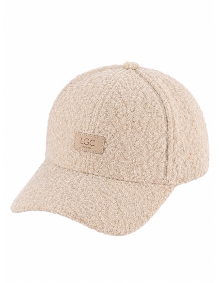 Gorra de béisbol efecto borreguito
