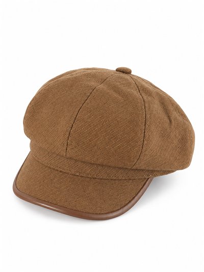 Gorra marinera con visera ribeteada