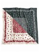 Pañuelo cuadrado estampado bandana bicolor