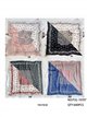 Pañuelo cuadrado estampado bandana bicolor