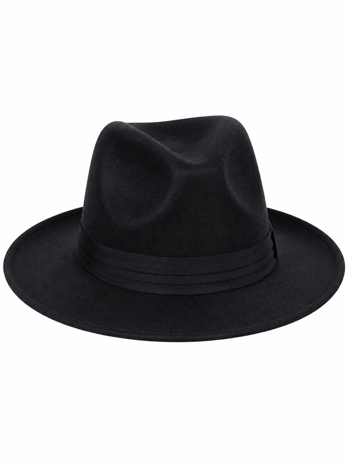 breitkrempiger Fedora-Hut