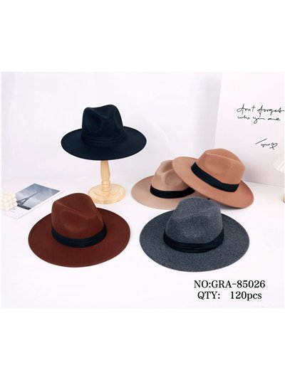 breitkrempiger Fedora-Hut 2