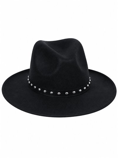 mit Nieten besetzter Fedora-Hut