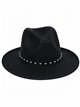 cappello fedora borchiato