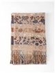 Jacquard-Schal mit Vintage-Blumenmuster