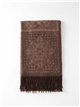 Heritage paisley medallion jacquard shawl scarf