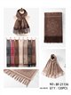 Heritage paisley medallion jacquard shawl scarf