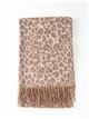 Lenço macio ao toque com estampa animal de leopardo