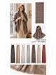 Leaf jacquard fringe scarf