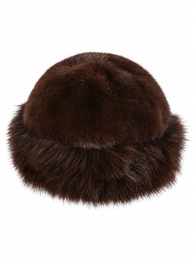 Gorro de pelo sintético vuelta