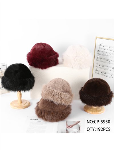 Gorro de pelo sintético vuelta 2