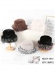 Gorro de pelo sintético bicolor