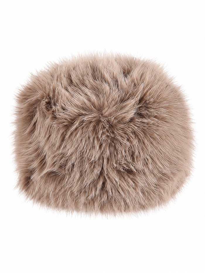Gorro bucket de pelo sintético