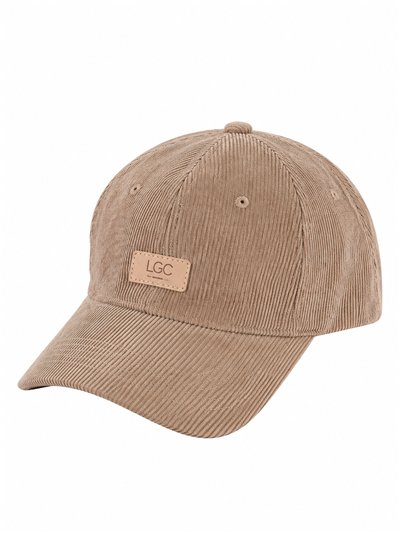 Gorra de pana parche
