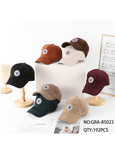 Gorra de pana parche estrella 2