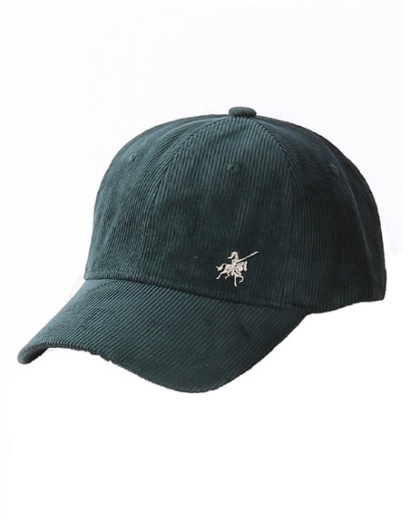 Gorra de pana bordado jinete