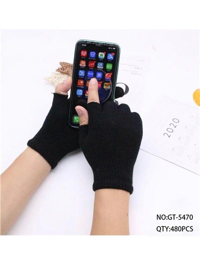 Guantes de punto sin dedos 2