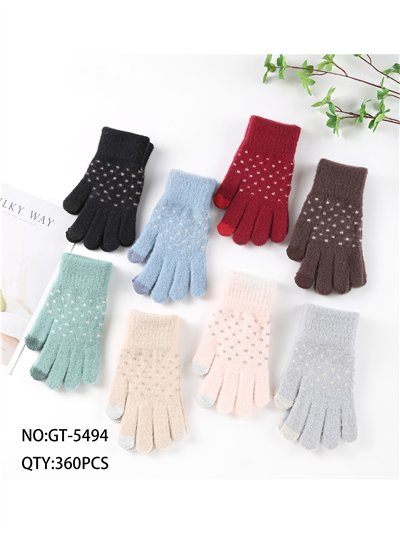 Guantes de punto lunares 2