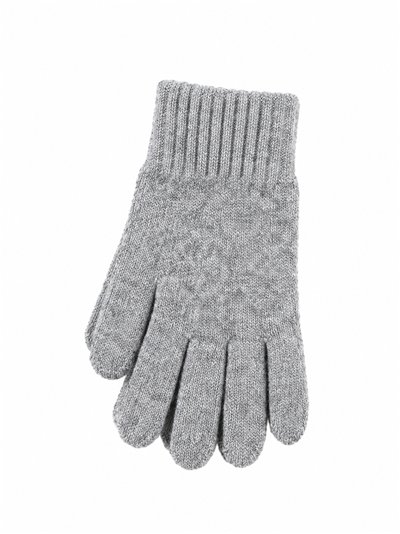 Guantes de punto trenzado