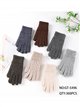 Guantes de punto trenzado