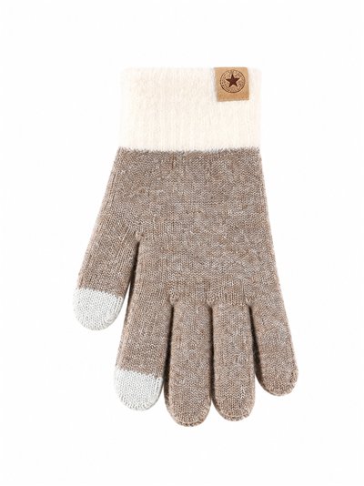 Guantes puño bicolor