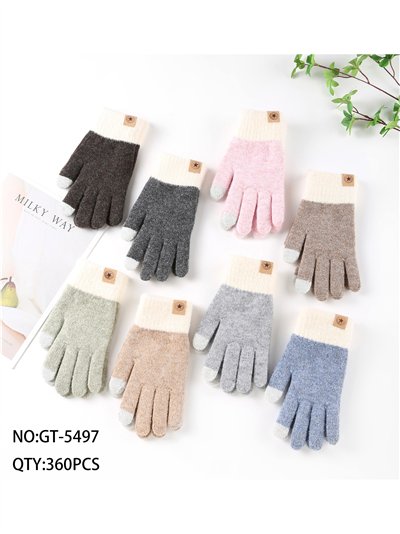 Guantes puño bicolor 2