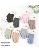 Guantes puño bicolor