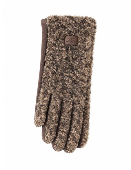 Guantes rizados