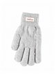 Guantes de punto efecto jaspeado