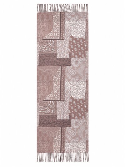 Lenço Paisley com franjas