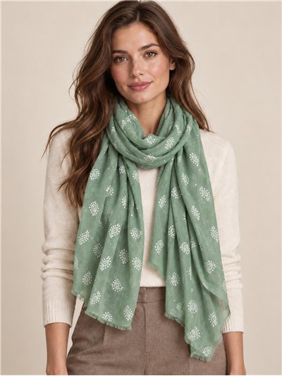 Fular estampado paisley