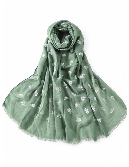 Sciarpa con stampa paisley