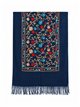 Embroidered floral scarf
