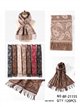 Bufanda paisley con flecos
